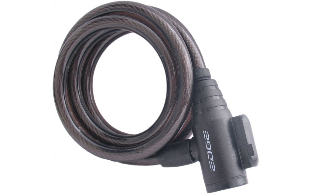 Candado Espiral Edge Wired 120 - ø12*1800 - negro