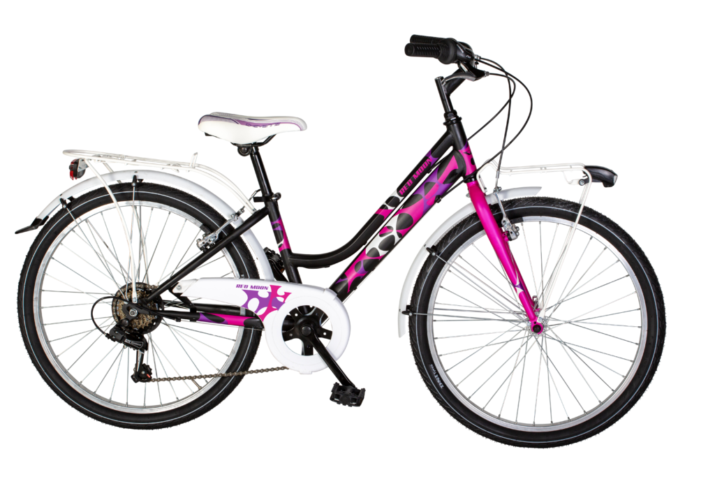 Bicicleta Infantil Airbici Red Moon Lady 24" 6 Velocidades